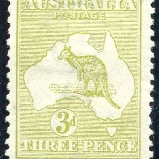3d pale olive Die IIB with "break in left frame ...