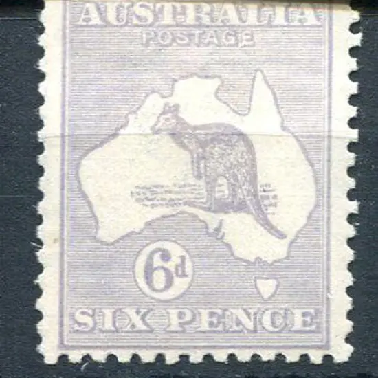 6d violet-blue Die IIB. MVLH, very light bend at ...