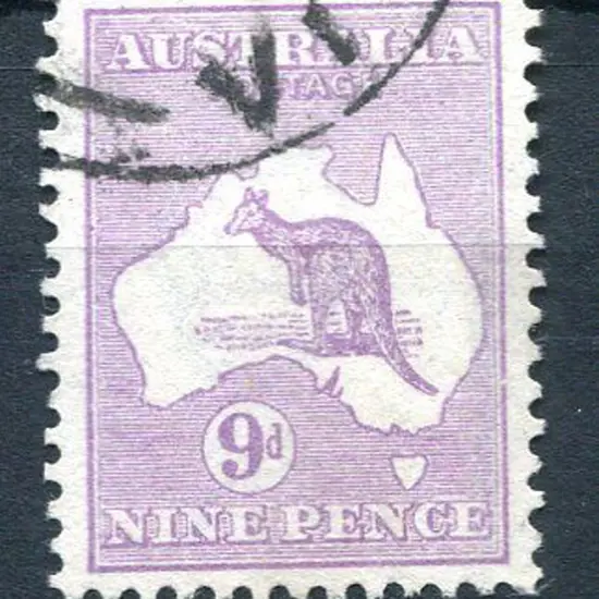 9d pale violet Die IIB with "break in right frame ...
