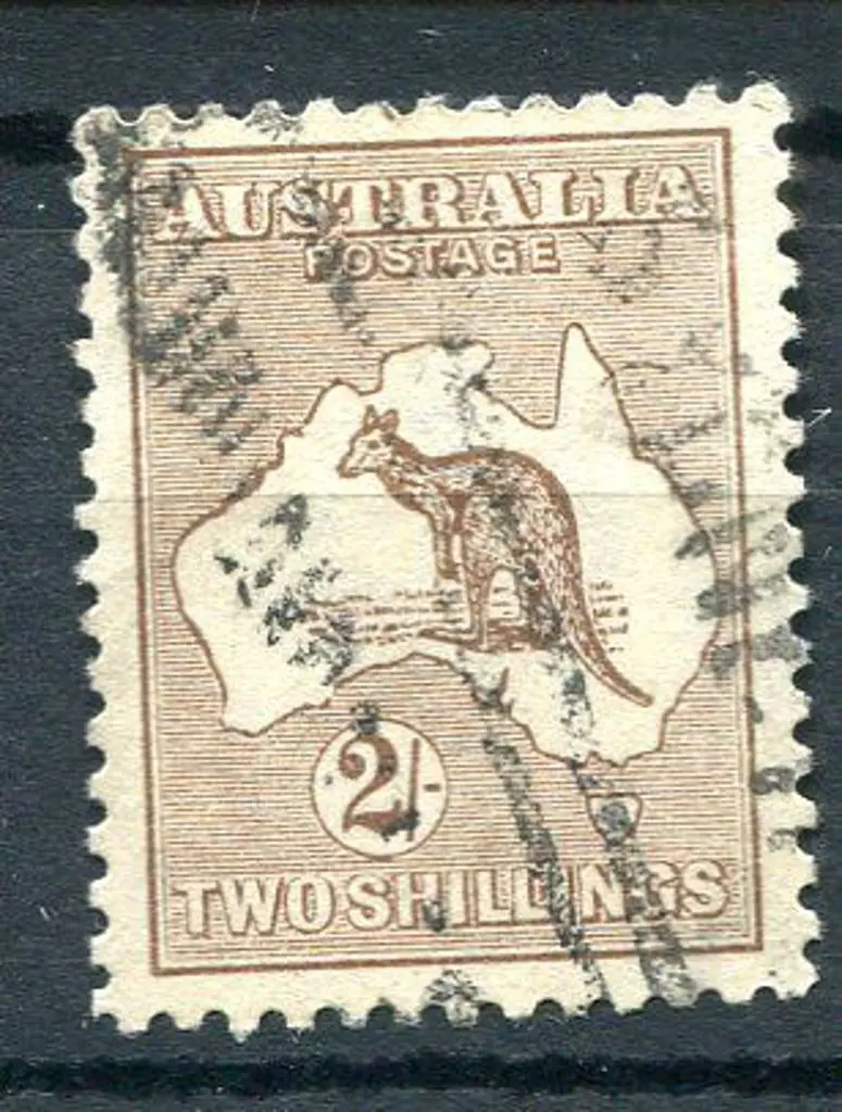 2/- brown with inverted wmk. Used with Sydney ... Image 1++