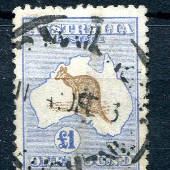 £1 chestnut & blue with "short Spencer's Gulf" ...