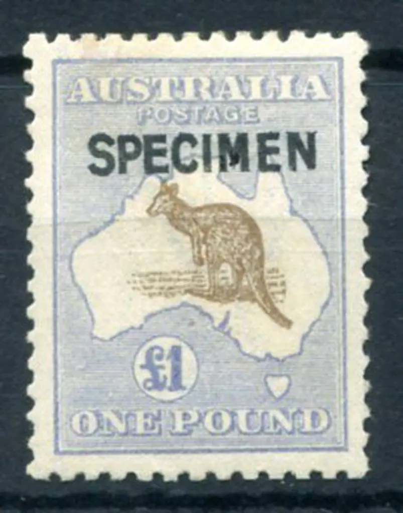 £1 light brown & pale blue ovptd "SPECIMEN" type ... Image 1++