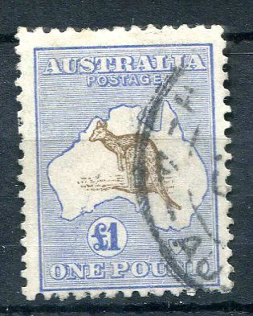 £1 olive-brown & pale blue. Good to fine used with ... Image 1++
