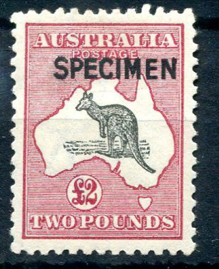 £2 grey black & crimson ovptd "SPECIMEN" type B. ... Image 1++
