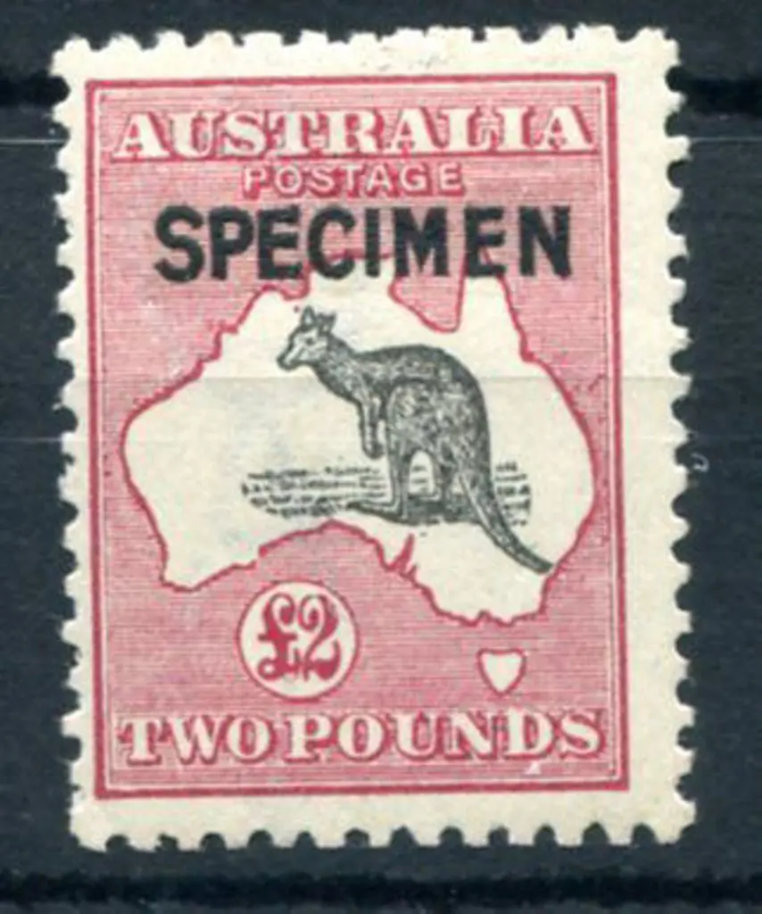 £2 grey black & crimson ovptd "SPECIMEN" type B. ... Image 1++