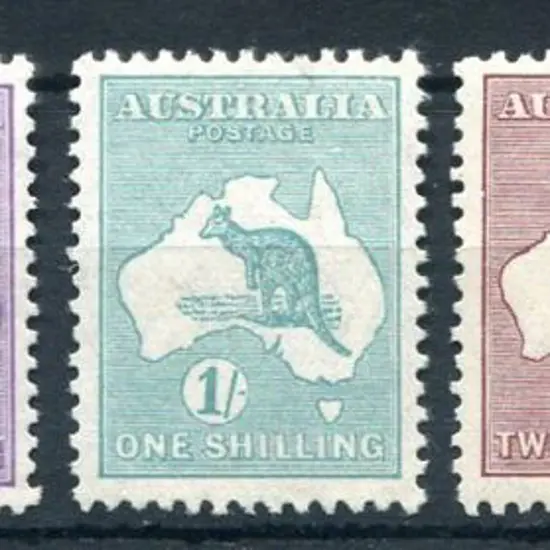 1929/30 Small Multiple Watermark 6d, 9d, 1/- & ...