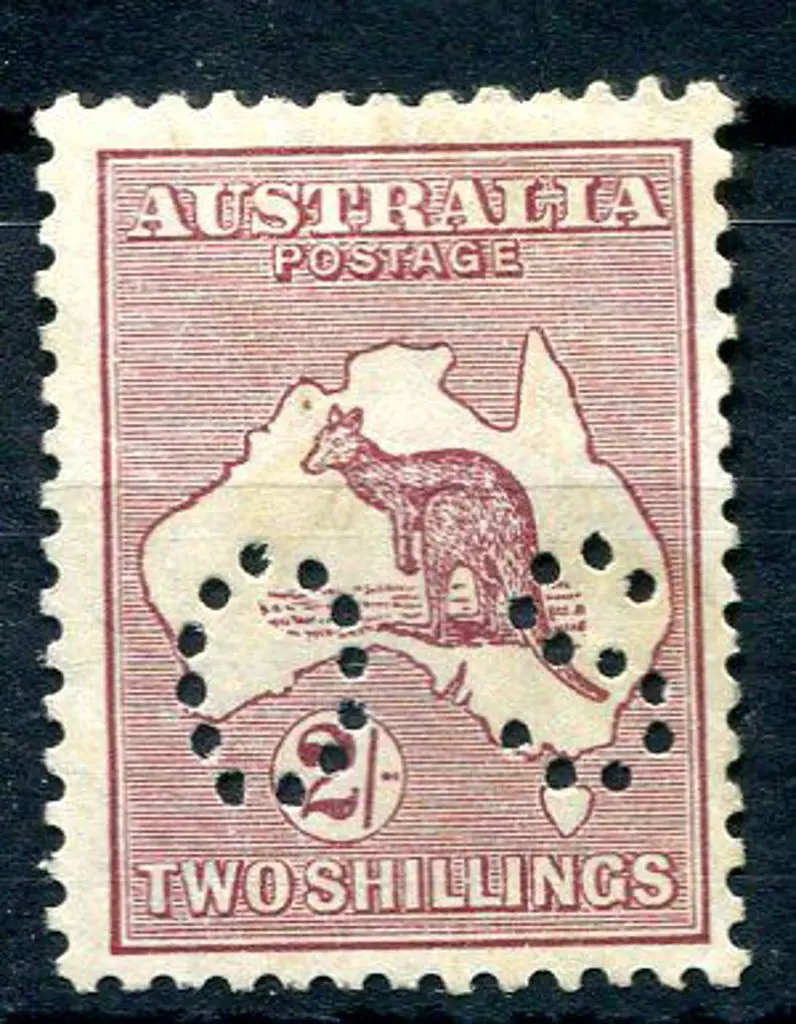 1929/30 Small Multiple Watermark 2/- maroon ... Image 1++