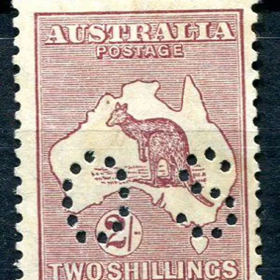 1929/30 Small Multiple Watermark 2/- maroon ...