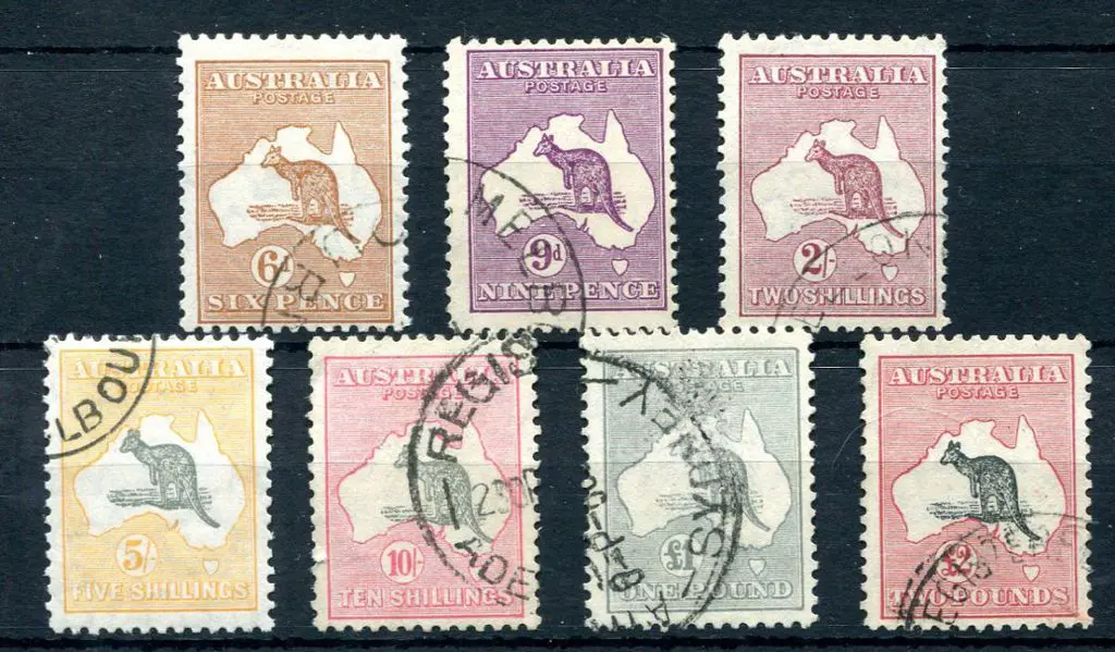 1931-47 CofA 6d to £2 fine used selection, the 9d, ... Image 1++
