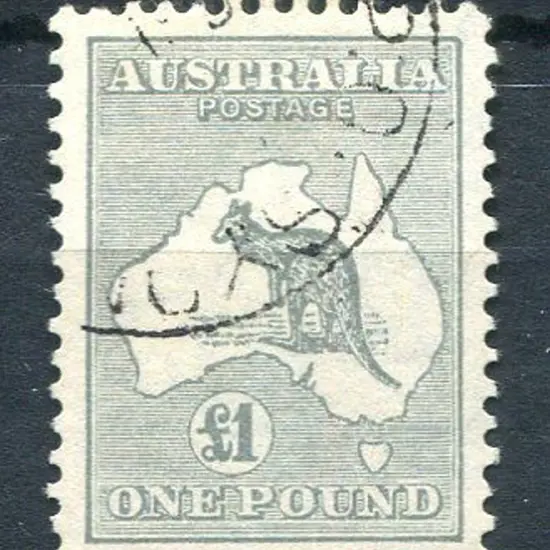 1931-47 CofA £1 grey. Superb used with neat Sydney ...
