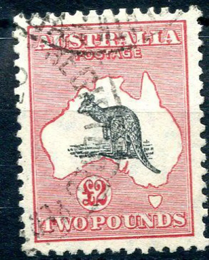 1931-47 CofA £2 grey-black & rose-crimson. Fine ... Image 1++