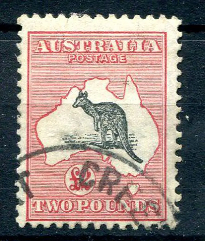 1931-47 CofA £2 grey-black & rose-crimson. Fine ... Image 1++