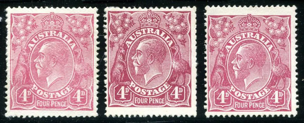 1920 (31st Dec) 4d Colour Trials or Plate Proofs ... Image 1++