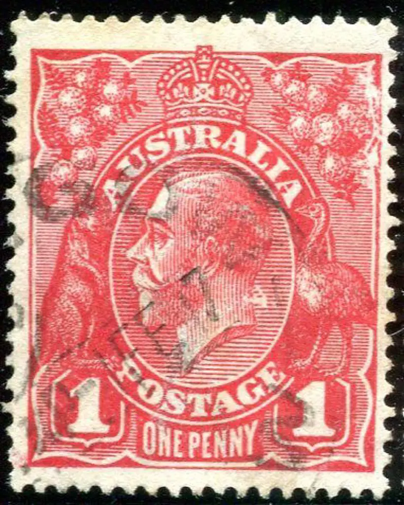 1914-20 Single watermark 1d carmine-red with ... Image 1++