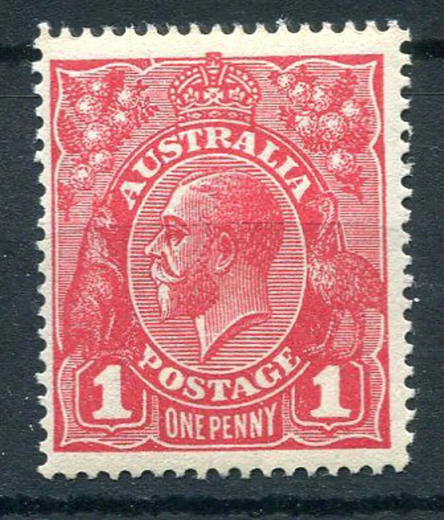 1914-20 Single watermark 1d rose-carmine, Die III ... Image 1++