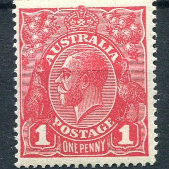 1914-20 Single watermark 1d rose-carmine, Die III ...
