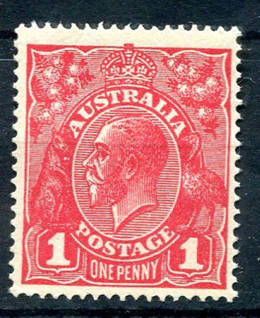 1914-20 Single watermark 1d red Die III with ... Image 1++
