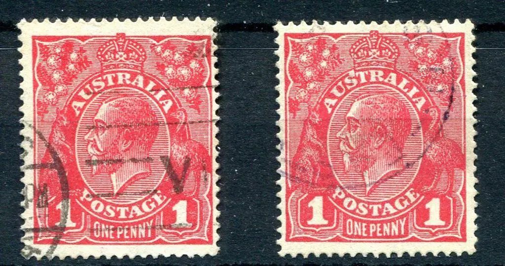 1914-20 Single watermark 1d red Die III with ... Image 1++