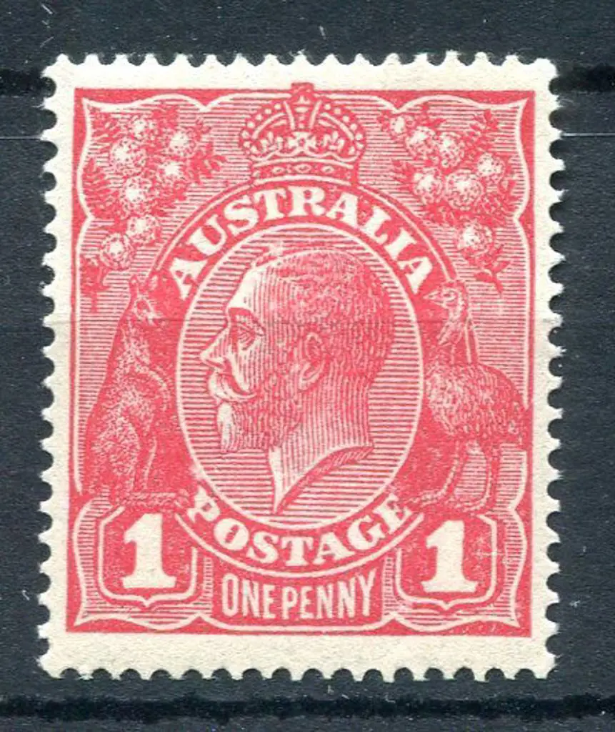 1914-20 Single watermark 1d red Die III. Fine MUH. ... Image 1++