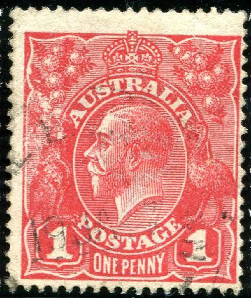 1914-20 Single watermark 1d scarlet-aniline, Die I ... Image 1++
