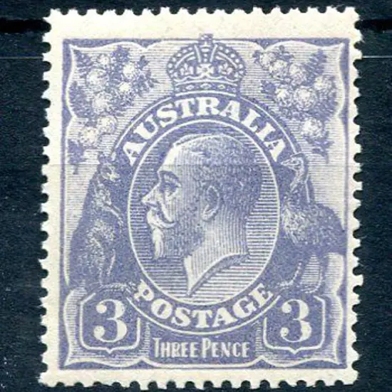 1914-20 Single watermark 3d blue Die Ia type A ...