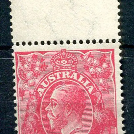 1918-20 Large Multiple Watermark Perf.14 1d ...