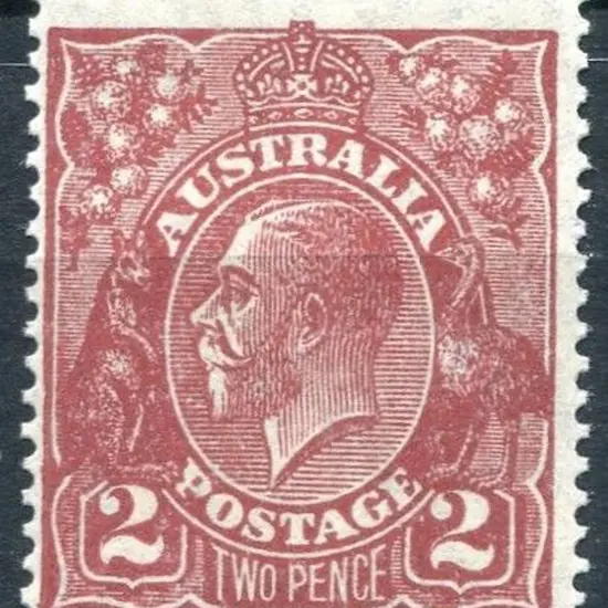 1918-20 Large Multiple Watermark Perf.14 2d deep ...