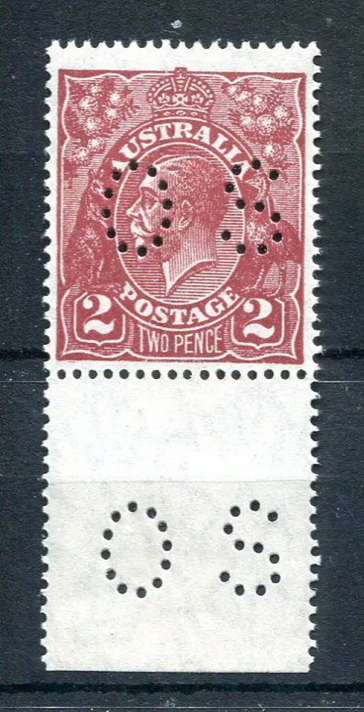 1918-20 Large Multiple Watermark Perf.14 2d ... Image 1++