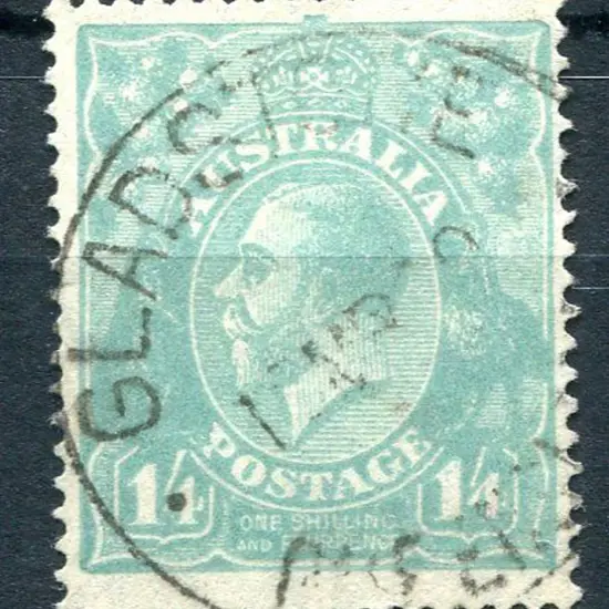 1918-20 Large Multiple Watermark Perf.14 1/4d ...