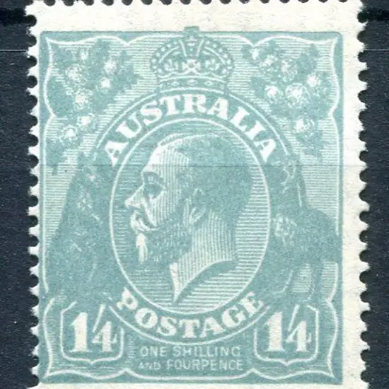 1918-20 Large Multiple Watermark Perf.14 1/4d deep ...