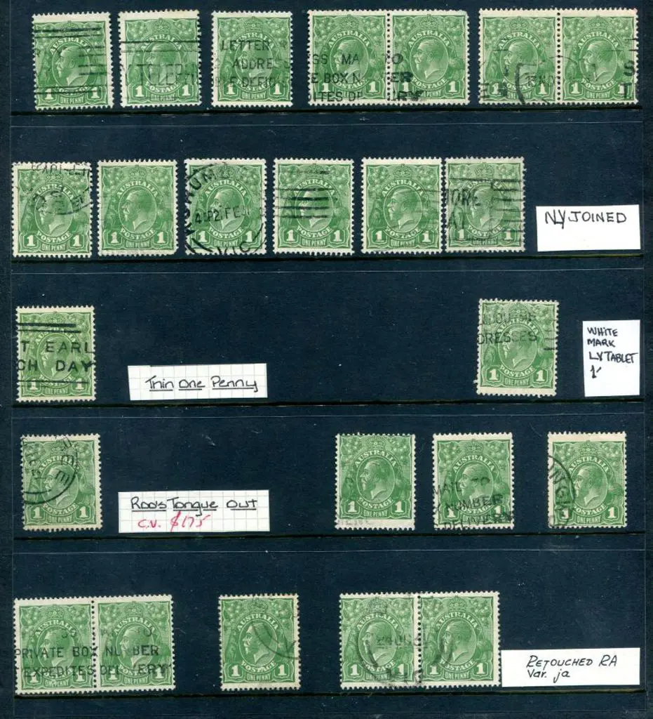 1926-30 Small Multiple Watermark Perf 13½x12½ 1d ... Image 1++