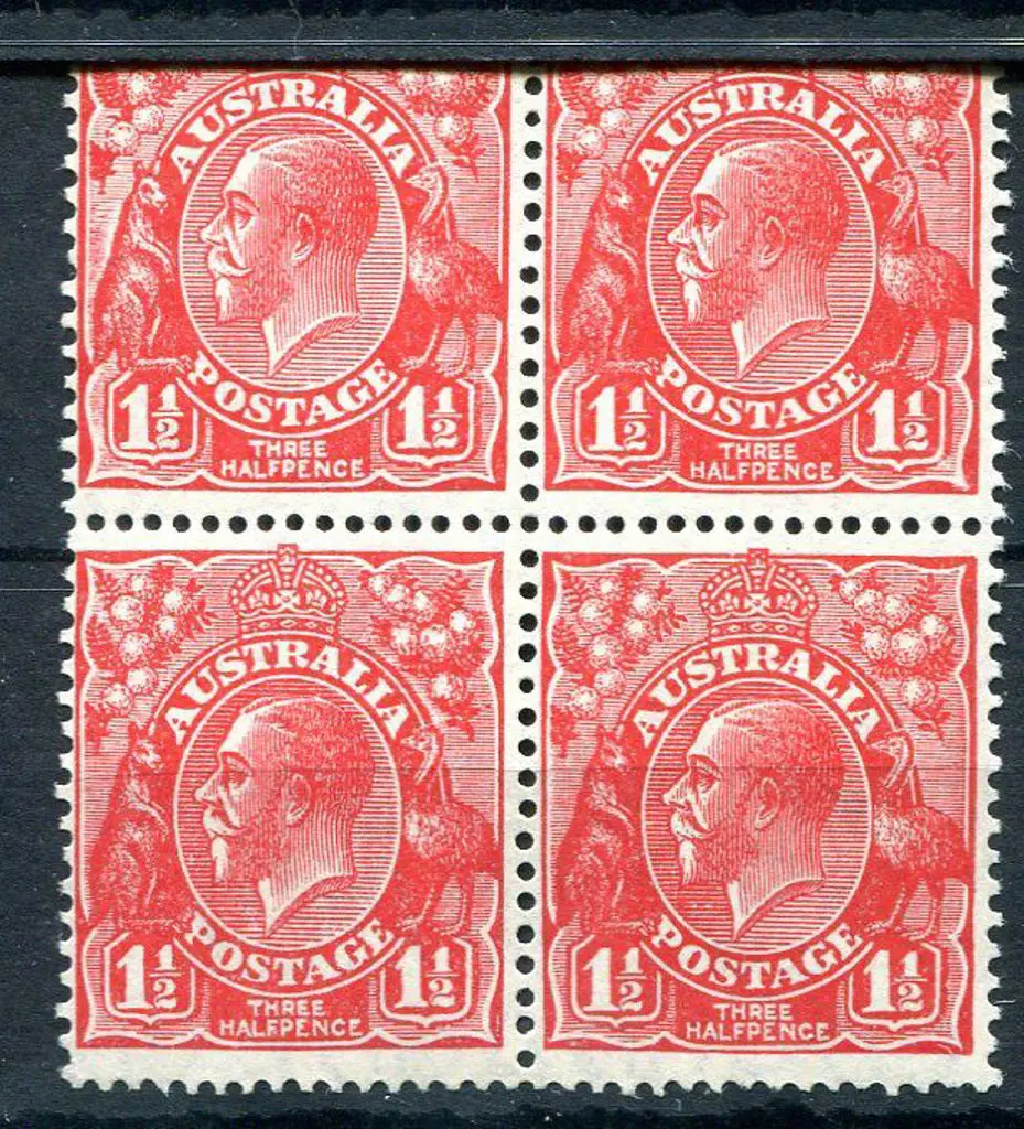 1926-30 Small Multiple Watermark Perf 13½x12½ 1½d ... Image 1++