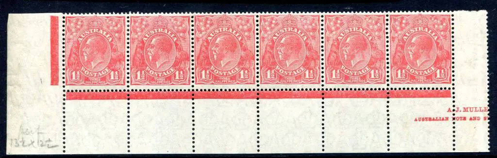 1926-30 Small Multiple Watermark Perf 13½x12½ 1½d ... Image 1++