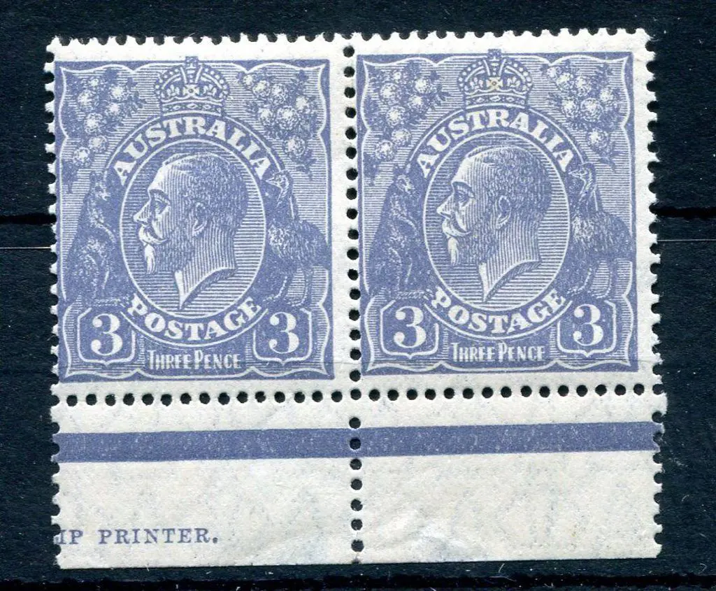 1926-30 Small Multiple Watermark Perf 13½x12½ 3d ... Image 1++