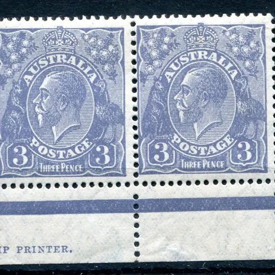 1926-30 Small Multiple Watermark Perf 13½x12½ 3d ...