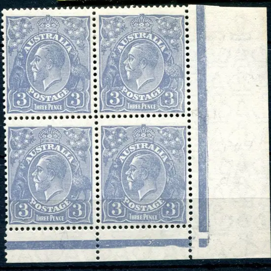 1926-30 Small Multiple Watermark Perf 13½x12½ 3d ...