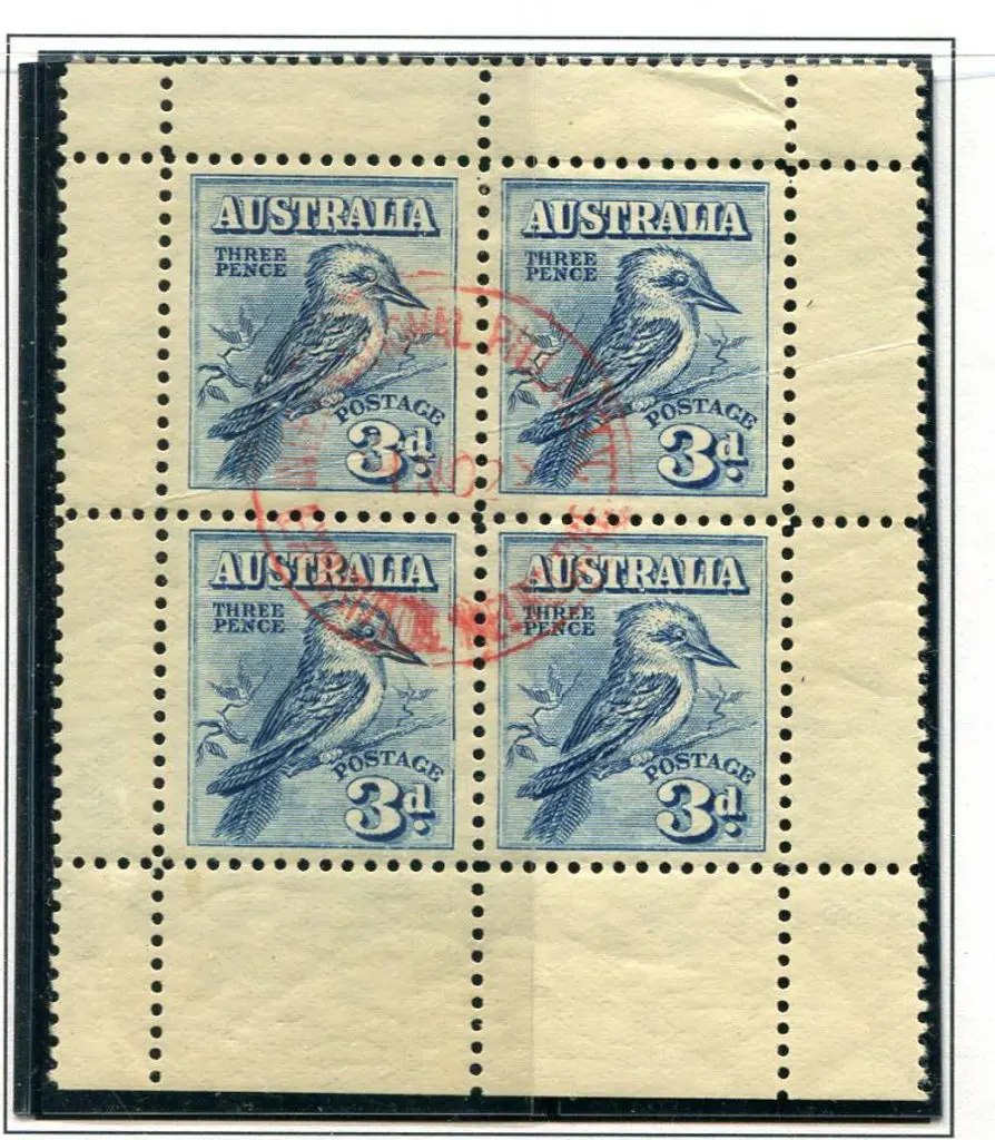 1928 Kookaburra Exhibition Miniature Sheet. CTO ... Image 1++
