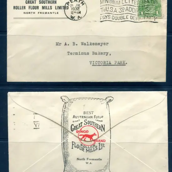 1932 (25th July & 4th Oct) "Great Southern Roller ...