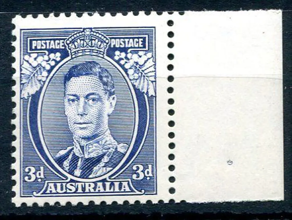1937/41 3d blue Die I "white wattles" right ... Image 1++