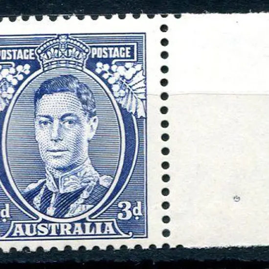 1937/41 3d blue Die I "white wattles" right ...