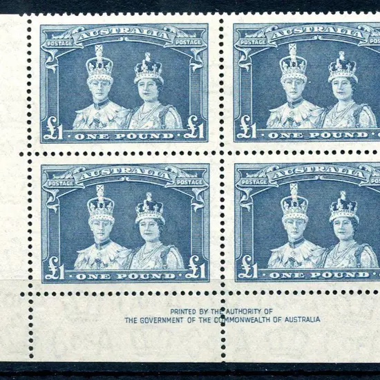 1937/49 £1 Robes on thick paper in By Authority….. ...