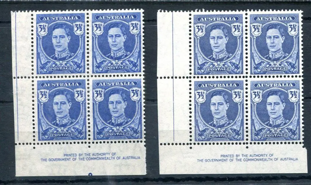 1942 2½d grey-blue & bright blue left corner "By ... Image 1++