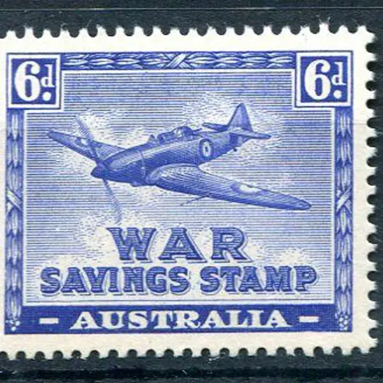1942 6d Spitfire War Savings Stamp no wmk, perf. ...