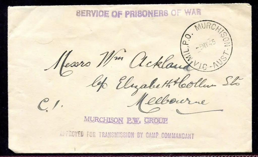 1945 (5th May) "SERVICE OF PRISONERS OF WAR" & ... Image 1++