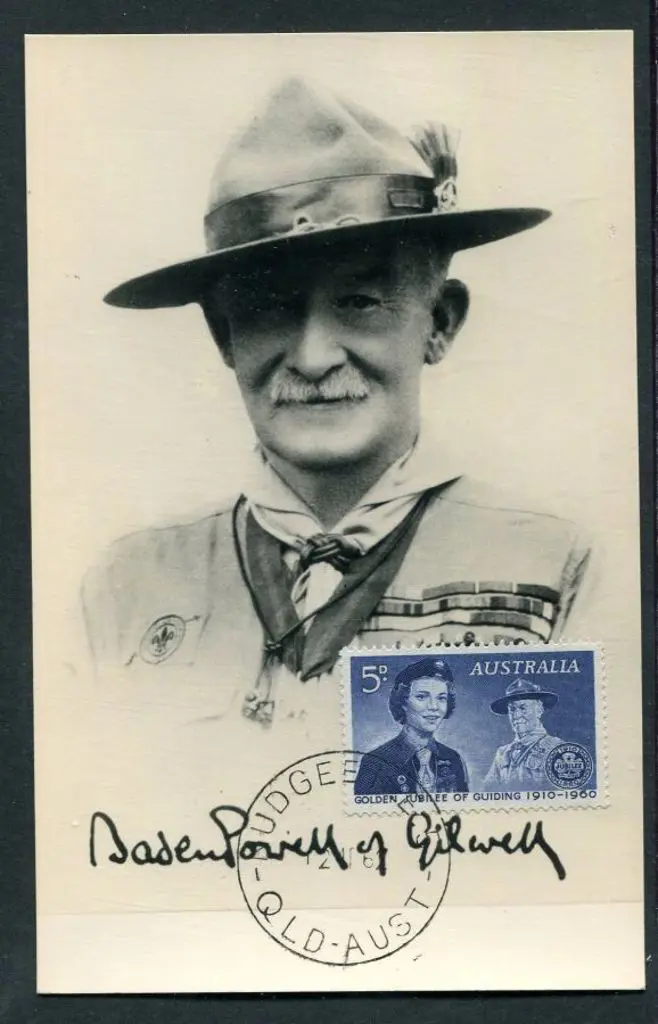 1960 5d Guiding with Baden-Powell on matching ... Image 1++