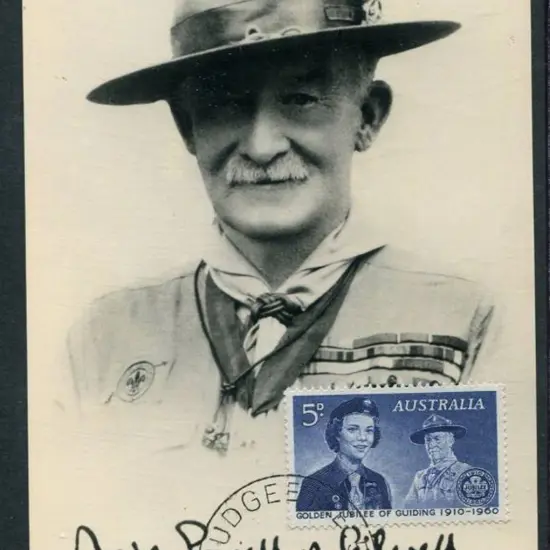 1960 5d Guiding with Baden-Powell on matching ...