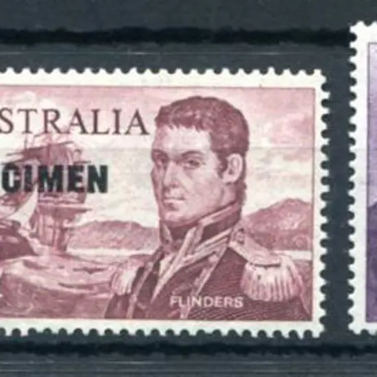 1963/65 Navigators set of 4 ovptd "SPECIMEN". ...