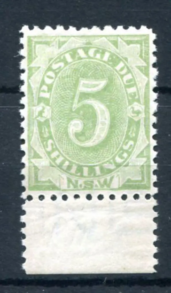1891/97 5/- Postage Due, perf 11, well centred. ... Image 1++
