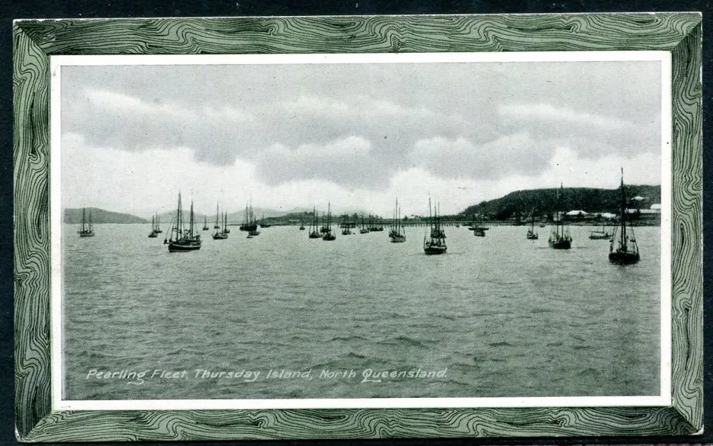 1915 "Pearling Fleet, Thursday Island, North ... Image 1++