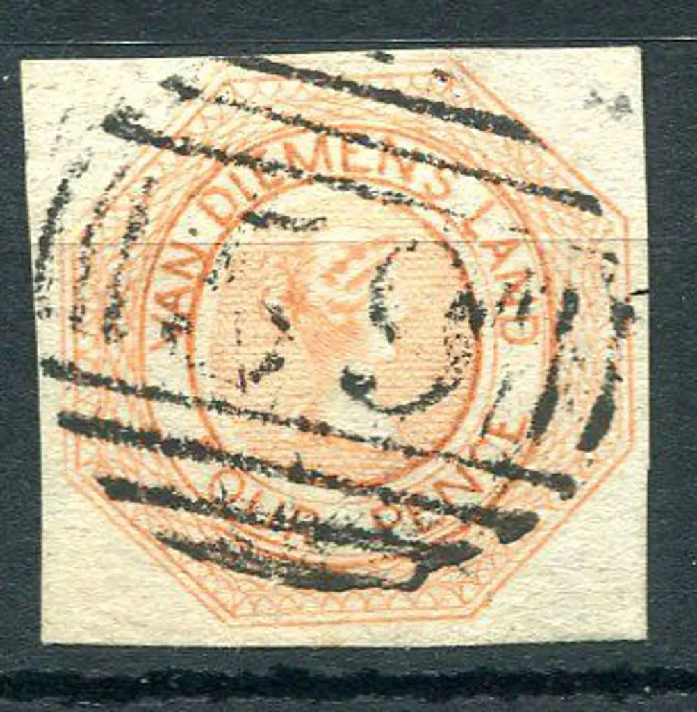 1853 4d orange Courier, 2nd state of plate with ... Image 1++